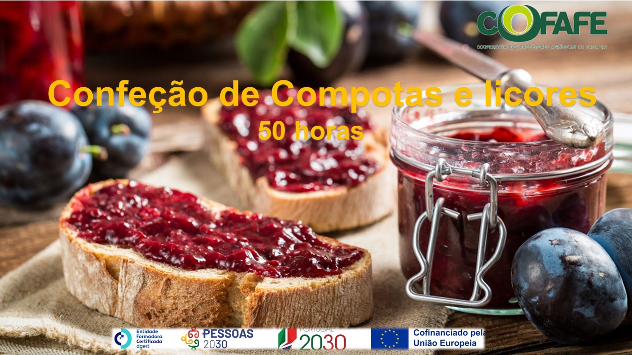 Confeção de compotas e licores