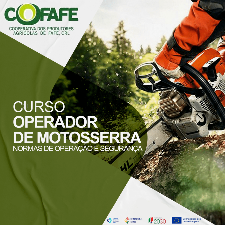 Regulação, operação e manutenção de motosserra